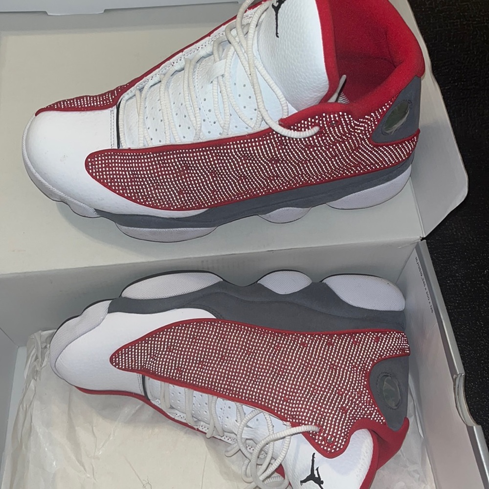 Jordan 13s 3M Red Grey White Brand New